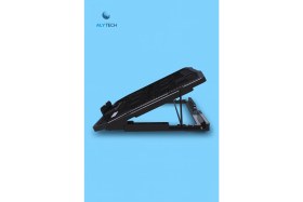 Resim Alytech 6 Fanlı Sessiz Laptop Soğutucu Ayarlanabilir Rüzgar Hızı, Ergonomik Tasarım, Çift USB Girişli 17.3'' Uyumlu Stand 