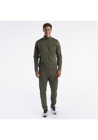 Resim Under Armour Knit Track Erkek Yeşil Dik Yaka Eşofman Takımı Yeşil 