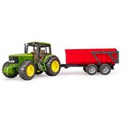 Resim Bruder John Deere Traktör+ Kırmızı Römork 6920 