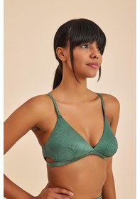 Resim Amarelle Bali Yeşil Dolgusuz Üçgen Bikini Takım Yeşil 