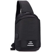 Resim Createtech Seyahat Çantası, Hırsızlığa Karşı Güvenlikli, Laptop Bölmeli, Geniş Kapasiteli Siyah 