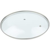 Resim Tüm Tencere Ve Tavalara Uygun Kaliteli Cam Kapak 20 Cm 