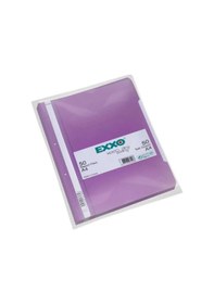 Resim Exxo Telli Dosya Pp Pastel A4 Mor 50 Li Paket 