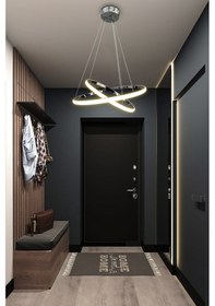 Resim 2 'li Çember Avize - Kumandalı / Gold Eskitme GOLD ESKİTME 