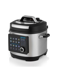 Resim Onvo Ovtc02 1000w Elektrikli Düdüklü Tencere 6l Akıllı Pişirici Gri - Siyah 