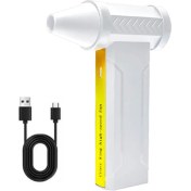 Resim Elektrikli Hava Üfleyici Turbo Jetfan 160000RPM Fırçasız Motor Turbo Şiddetli Fan USB Şarj Edilebilir Güçlü Hava Tozu Üfleyici, Bir (Yurt Dışından) 