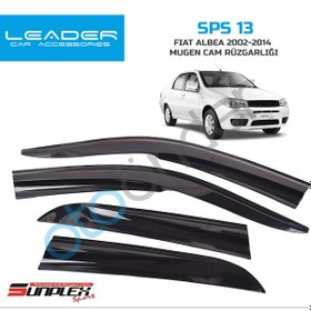 Resim Fiat Albea Cam Rüzgarlığı Ön-Arka 4 Lü Set 