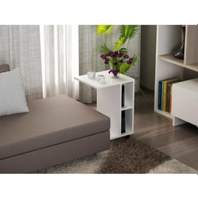 Resim Dekorister General Yan Sehpa Beyaz 