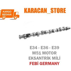 Resim Bmw E36 E34 E39 M51 Eksantrik Mili 