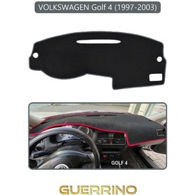 Resim Volkswagen Golf 4 1997-2003 Torpido Koruma Halısı Gri Kenar 