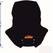 Resim SPR Ktm Duke 125 200 390 Siperlik Ön Cam Spor Füme 