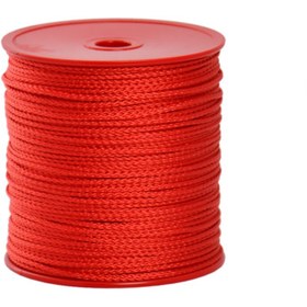 Resim Globe 1,5 Mm Polyester Çok Amaçlı Ip Halat - Kırmızı - 200 M. - Makaralı 