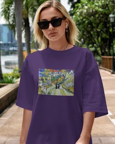 Resim Auvers’deki Merdiven Oversize Tişört 
