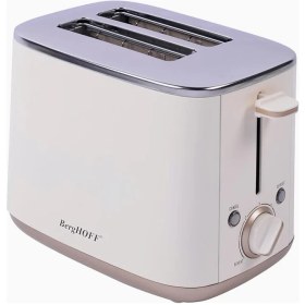 Resim Braventa Collection Berghoff Gem Pearl 2 Dilim Ekmek Kızartma Makinesi – 1000 W, Paslanmaz Çelik | Vanilya Krem 
