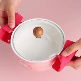 Resim Fiyonk Şeklinde Silikon Tutacak 