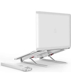 Resim Skygo Bix Saiji X2 Taşıma Çantalı Alüminyum Notebook Laptop Standı Gümüş 