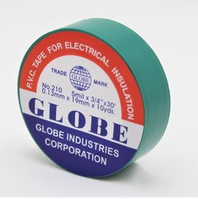 Resim Globe Pvc Elektrik İzolasyon Bant "0.13x19x10yrds" Yeşil 