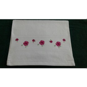 Resim Soley Gardenya Nakışlı Mutfak Havlusu 6 Lı Pembe 