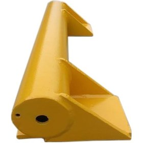 Resim Kısa Araç Stoperi Teker Yaslama Bariyeri Park Demiri Otopark Stoperi 50 Cm Ø76mm 3mm 