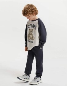 Resim Gloria Jeans Koyu Gri Flare Eklemeli Jogger Eşofman Altı 482896196 Koyu Gri 