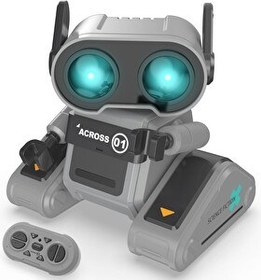 Resim Stemtron RC Şarj Edilebilir Uzaktan Kumandalı Gri Robot Oyuncak B0CG2W61GT 