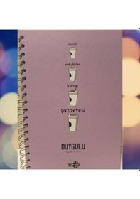 Resim Small Medium Large Pazartesi Tasarımlı Konuşan Ajanda 