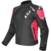 Resim Ls2 Zoom Kadın Mont Siyah-fuşya 