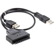 Resim Sata Usb Kablosu Hdd Hard Dısk Çevirici 2.5 Çevirici Veri Aktarma 