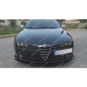 Resim Alfa Romeo 159 Ön Lip Ön Tampon Alt Ek - Piano Black Parlak 