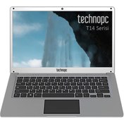 Resim Technopc TI14N33 Intel Celeron N3350E 4GB 128GB eMMC 14'' FreeDos Notebook TPNTB10F060268 