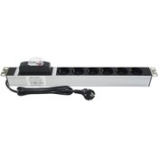 Resim Amp Pdu 6'Lı Sigortalı Rack Tipi Priz Grup 
