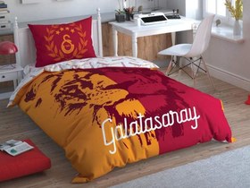 Resim Taç Galatasaray Kırmızı Logo Lisanslı Nevresim Takımı 