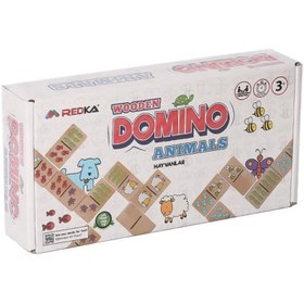 Resim İsmiyle Al znv Mey İthalat® RD5648 Ahşap Domino Animals - znv2026 