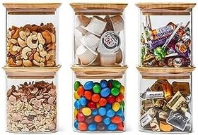 Resim The Mia Şeffaf Cam Saklama Kabı 1,1 Lt 