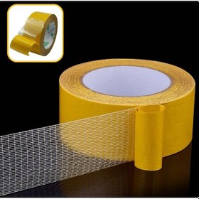 Resim Buffer Fiber Örgülü Güçlendirilmiş Çift Taraflı Bant 5cm X 10 Mt Çok Renkli 