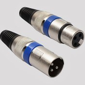 Resim JYFT 3 Pin XLR Bağlayıcıları, Erkekten Dişili Ses Mikrofon DMX Fiş Priz, Yuvarlak 20 Pin ATX Uyumlu, Kategori 8 Ethernet Kablosu, Pil Gerekmez 