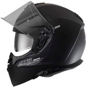 Resim Axxis Gecko Sv Solid Matt Black Çene Açilir Motosiklet Kaski-49210 