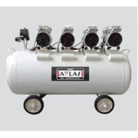 Resim Attlas SC 40200 Monofaze Sessiz Kompresör 200 L 4.0 Hp 