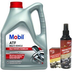 Resim Mobil Atf Multi Vehicle Otomatik Şanzıman Yağı 4 L + Gojo Araç Bakım Seti 2'li 