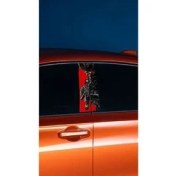 Resim Araç Kapı Direk Kaplama Folyosu Sniper Desenli (Sağ Sol Takım) (2 Adet) - 22X50 cm 