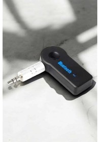 Resim Kablosuz Bluetooth Aux Araç Kiti Siyah Hafıza Kartlı - Lisinya 