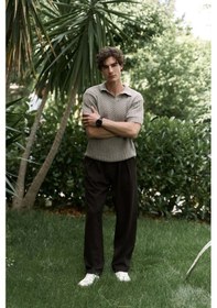 Resim Mai Collection Mai Studios Co. Juro Acı Kahve Erkek Pantolon Acı Kahverengi 