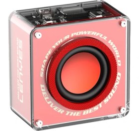 Resim Lenyes S222 Mini Tws Kablosuz Bluetooth Hoparlör V5.3 5w Kırmızı 