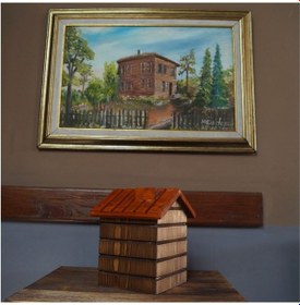 Resim Küçük Ev Masif Kumbara 