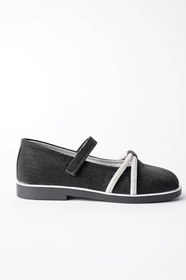 Resim Muggo UNİCORN Garantili Günlük Ortopedik Hafif Taban Taşlı ve Cırtlı Kız Çocuk Babet 