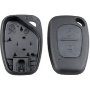 Resim Sones Renault Uyumlu 2 Düğme Araba Anahtarı Durum Uzaktan Kumanda Kabuk 2 Adet 
