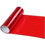 Resim 30 X 100 Cm Araba Far Filmi Şeffaf Vinil Far Sarma İçin 