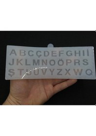 Resim Epoksi Silikon Küçük Harf Alfabe Kalıbı 