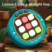 Resim 1 adet Standart Sürüm El Tic-Tac-Toe Oyunu - ABS Malzeme, 3 Oyun Modu, Hafıza Geliştirici, Strateji Mantık Oyuncağı - Gençler için İdeal Hediye, Taşınabilir Mini Zihin Oyunu 