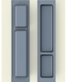 Resim Mutfak Çekmece İçi Modüler İki Bölmeli Kaşıklık 11cmx48cm Boydan 4cm Kesilebilir Antrasit 